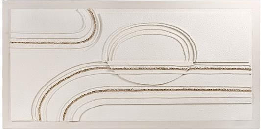 Estheti 812-20047 Πίνακας 3d Μπεζ-χρυσός 140x3x70cm/1033836