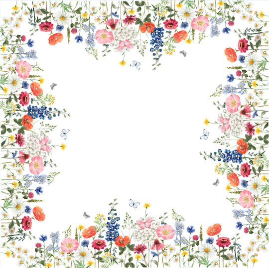 Lucktora White Runner 40x180cm