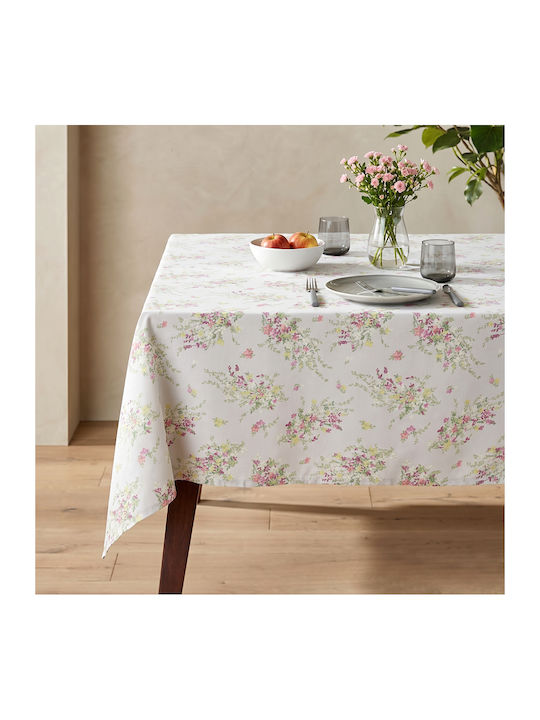 Dimeco Cotton Tablecloth Vilma Silver 135x180cm