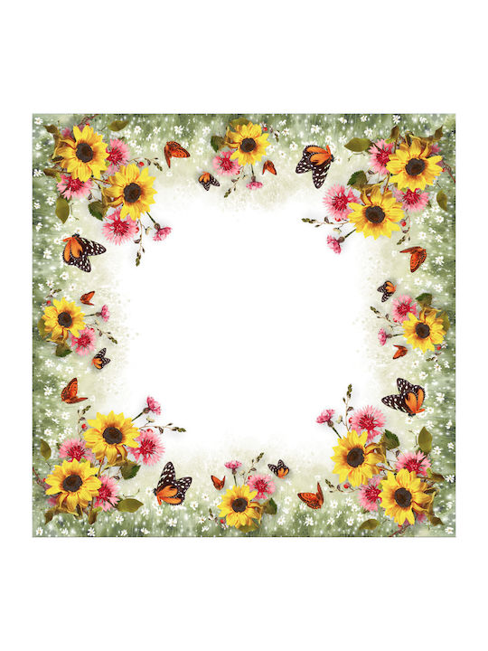 Lucktora Tablecloth Pattern-6 140x140cm