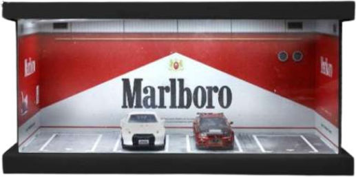 Dioramă Lumini Parcare Marlboro Scara 1:64 Moreart Mo960102