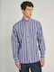Long Sleeve Striped Blue Shirt 61-009.055.N0000