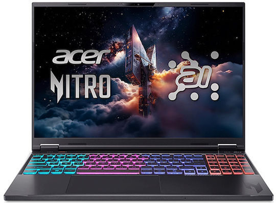 Acer Nitro 16 AI 16" IPS QHD+ 180Hz (Ryzen AI 300 Series-AI 9 365/64GB/2TB SSD/GeForce RTX 5070 Ti/No OS) (International English Keyboard)