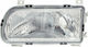 Front Light & Electric Suitable Vw Caddy Pick-up 1996-2004 9uf 6u1 941 018 Right 1 Piece