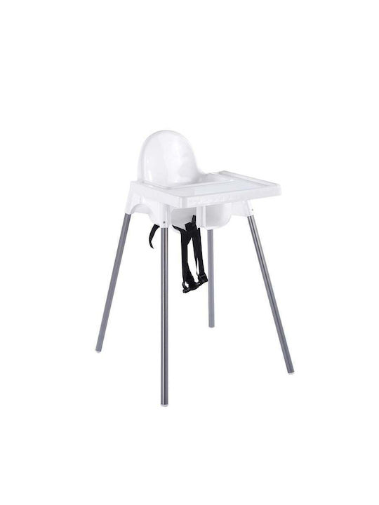 Woodwell Baby Highchair White EK900,1