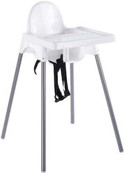 Woodwell Baby Highchair White EK900,1 Woodwell Baby Highchair White EK900,1