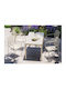 Metallic Dining Room Chair Gray 54x57x84cm