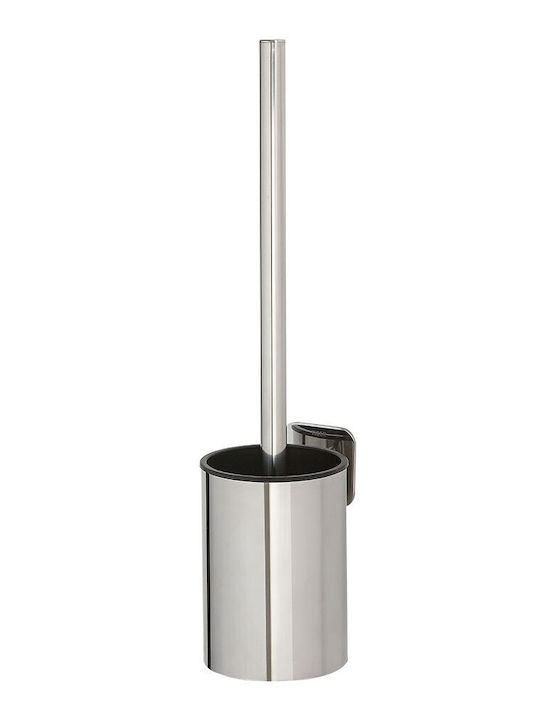 24home.gr Inox Silver Bathroom Toilet Brush