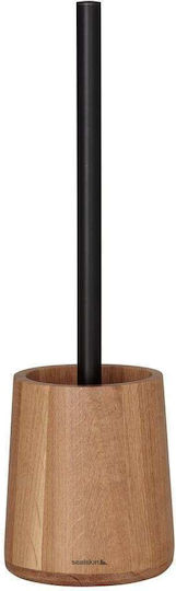 24home.gr Wooden Bathroom Toilet Brush