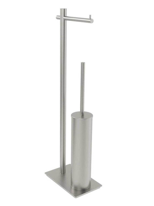Imex Inox Четка За Тоалетна За Баня Сребриста