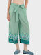 Women's Fabric Trousers Green
