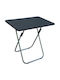 Table for Small Outdoor Spaces Foldable Polywood with Black Metal Frame 90x60x70cm