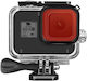 Филтър за Подводно Заснемане GoPro Hero 8 Черен Водоустойчив Корпус 46.5 X 46.5 мм Червен
