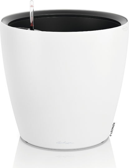 Lechuza Classico Ls Αυτοποτιζόμενη Γλάστρα Λευκή 49x49x46εκ.