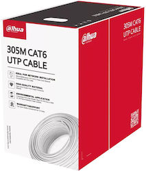 Dahua Pfm920i-6un-c Кат.6 UTP Кабел Pfm920i-6un-c 305m Бял