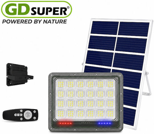 Proiector Solar LED 200W Alb Cald Cu Telecomandă IP67