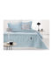 Guy Laroche Kylian Kylian Tagesdecken Set Halbdoppel aus Polyester Denim 180x240cm 2Stücke