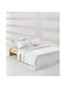 Kentia Maldive Set Coverlets King Size Cotton White 260x250cm 3 Pieces