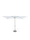 Ομπρέλα Τετράγωνη Αλουμινίου Arona Λευκή 3x2xΥ2.53m