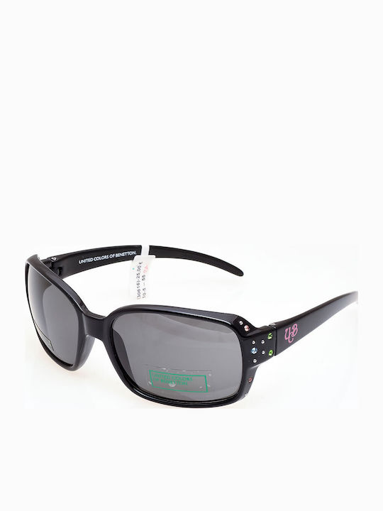 Benetton Ochelari De Soare Pentru Copii Negri BE525 01