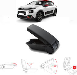 Rati Armster Τεμπέλης Αυτοκινήτου από Δερματίνη Universal Citroen C3 2017+ σε Μαύρο Χρώμα Rati Armster Τεμπέλης Αυτοκινήτου από Δερματίνη Universal Citroen C3 2017+ σε Μαύρο Χρώμα