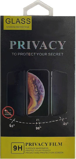 Privacy Tempered Glass 5D Screen Protector For iPhone 15 Pro