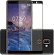 Full Face Tempered Glass Black (Nokia 8)