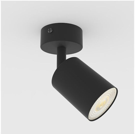 Eurolamp Brava Single Spot with GU10 Socket in Black Colour