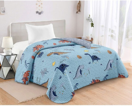 Adam Home Παιδικό Κουβερλί Μονό 320 Γαλάζιο 160x220εκ.