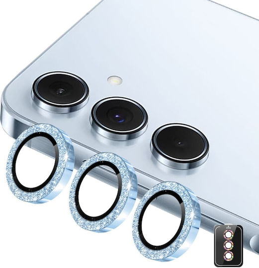 Samsung Galaxy A57 5g Enkay Camera Lens Protector Rings Blue
