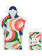 Dock & Bay Beach Poncho Made Of Multicolour Microfiber