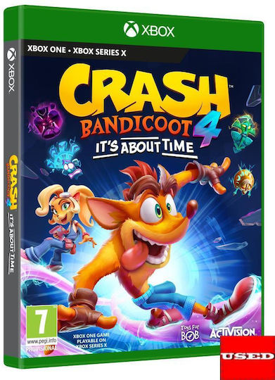 Crash Bandicoot 4: It’s About Time XBOX Series X Game (Used)