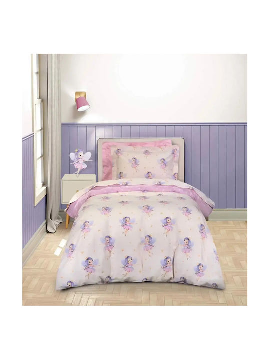 Greenwich Polo Club Kinderbettlaken Set Baumwolle Essential 8868 Rosa 170x260cm 3 Stück