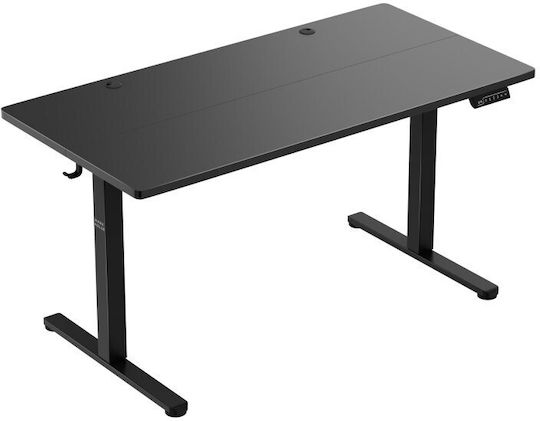 Ηλεκτρικό Γραφείο Gaming με LED 140x60x118εκ. Μαύρο Ηλεκτρικό Γραφείο Gaming με LED 140x60x118εκ. Μαύρο