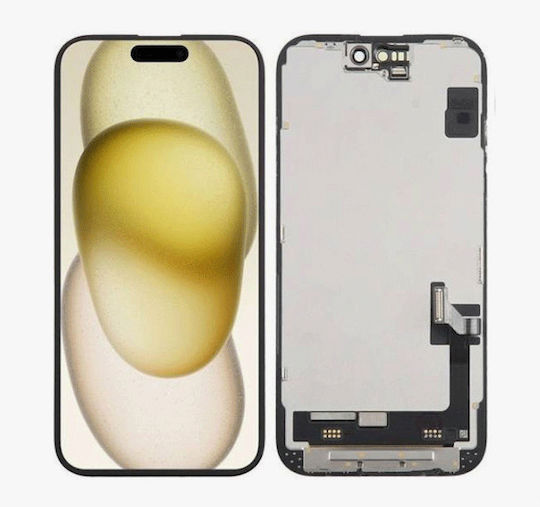 Οθόνη με Μηχανισμό Αφής για Apple Iphone 16 (Μαύρο)