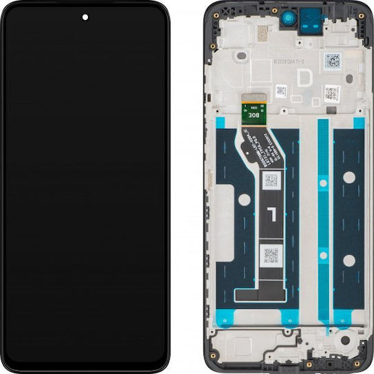 Motorola Екран със Сензорен Механизъм за Moto G17 / G17 Power Син
