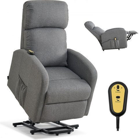 Relax Sessel Hellgrau 63x86x101,5cm