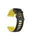 Doppeltes Farbiges Tragbare Band Xiaomi Watch S4 47mm Schwarz Gelb