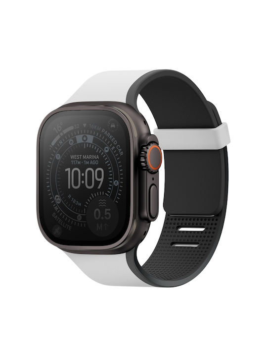 Watch Strap Uniq Revix Iv Premium Apple Watch 49 46 45 44mm Edition Reversible Magnetic Strap Gray-Black