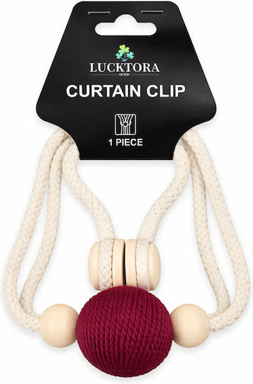 Lucktora Magnetic Wooden White Tie-Back