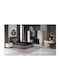 Stewehome Set Mobilier Pentru Dormitor Gri Modern Design 6 Bucăți 160x200cm