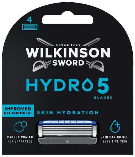 Wilkinson Sword Hydro 5 Replacement Heads with 5 Blades 4 Pieces