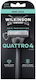 Wilkinson Sword Quattro 4 Ξυραφάκι με Ανταλλακτ...