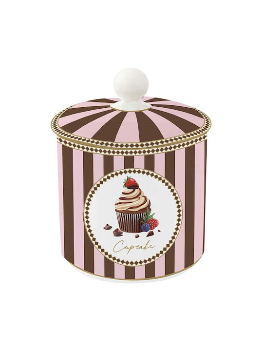 Easylife General Use Vase with Lid Made of Porcelain 10.5x13cm
