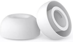 Edman Καλύμματα Σιλικόνης σε Λευκό χρώμα για Apple AirPods Pro Edman Καλύμματα Σιλικόνης σε Λευκό χρώμα για Apple AirPods Pro