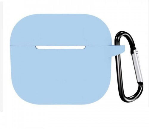 Thd Silicone Case with Hook in Blue Color for Apple AirPods 3