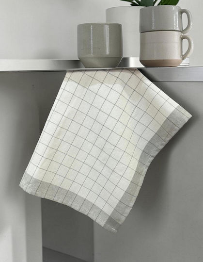Linea Home Panel Kitchen Towel In Gray Colour 50x70cm