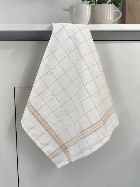 Linea Home Ray Πετσέτα Κουζίνας σε Μπεζ Χρώμα 50x70cm