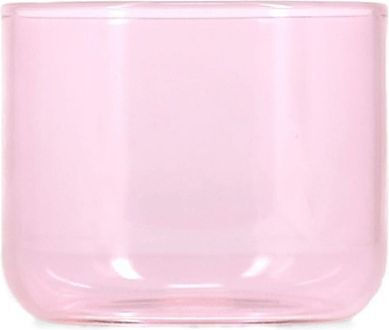 Fizz Set Brillen Wasser aus Glas in Rosa Farbe 4Stücke
