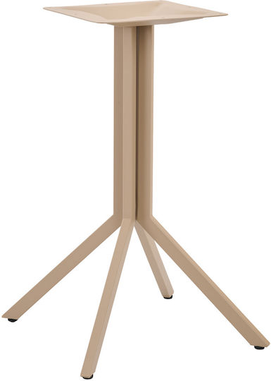 Varossi Βάση Τραπεζιού Μαντεμένια Μόκα 59x59x72cm